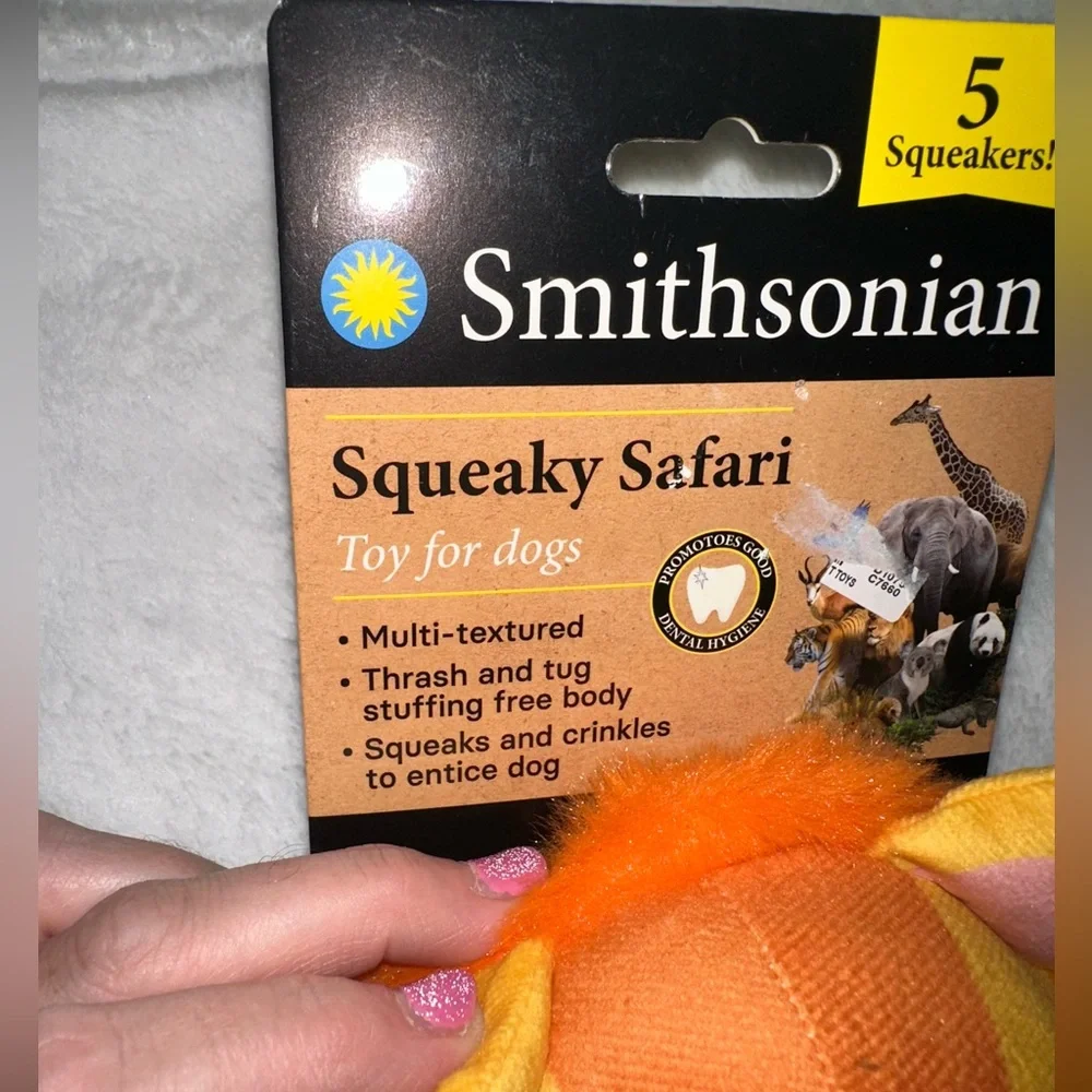 New Smithsonian Dog Toy